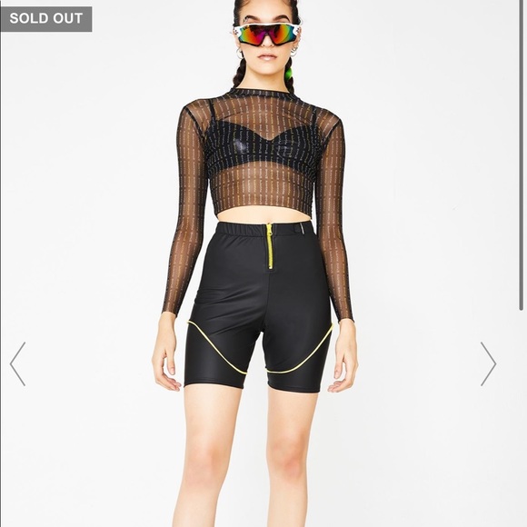 Dolls Kill / GoGuy THE ORIGINALS MATTE HOT PANTS - Picture 2 of 7